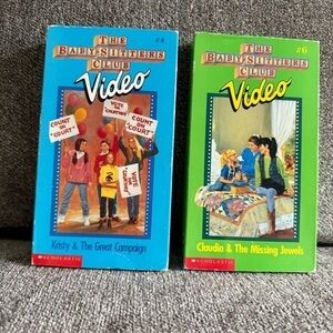 The Babysitters club bundle of two VHS movies